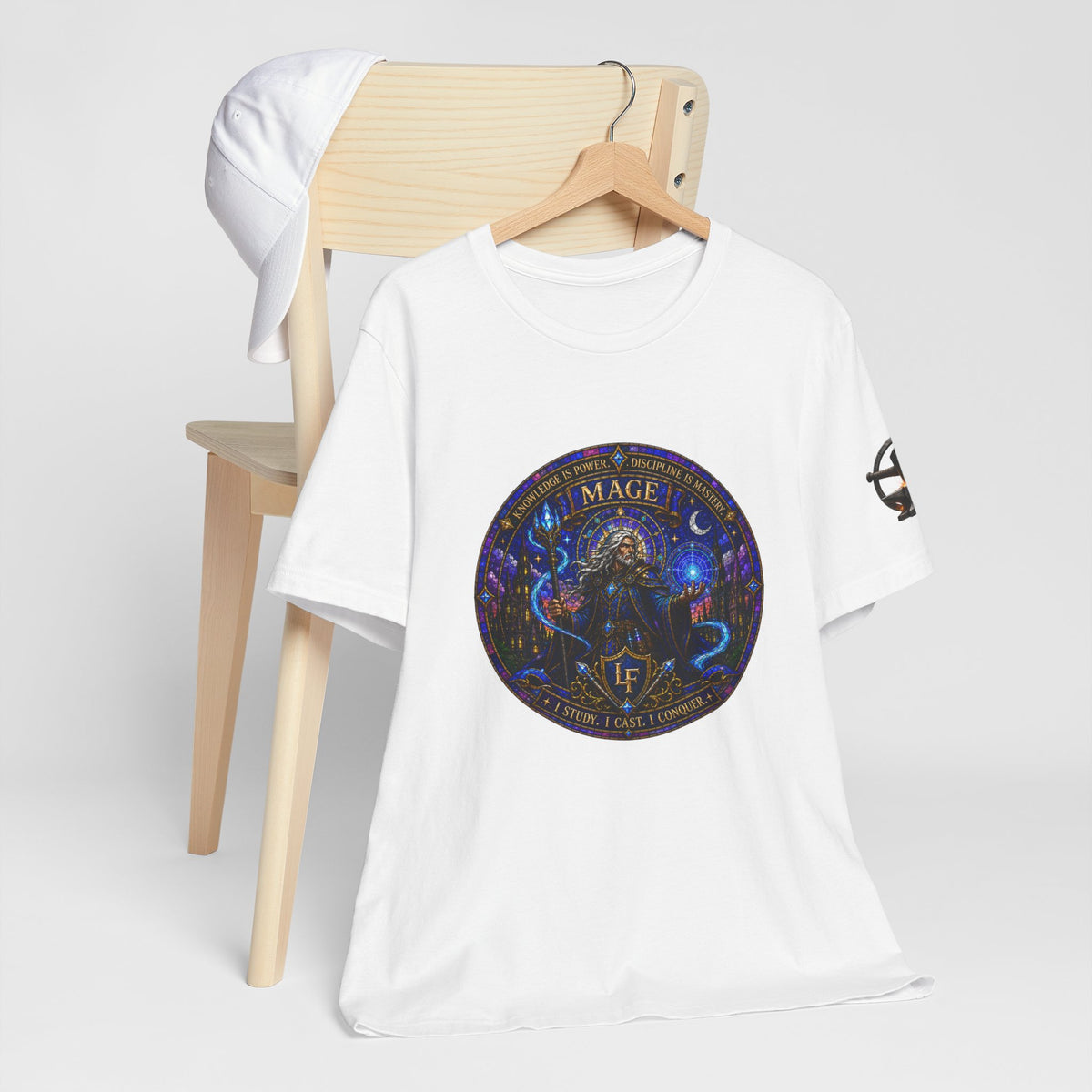 Arcane Mage Stained Glass T-Shirt