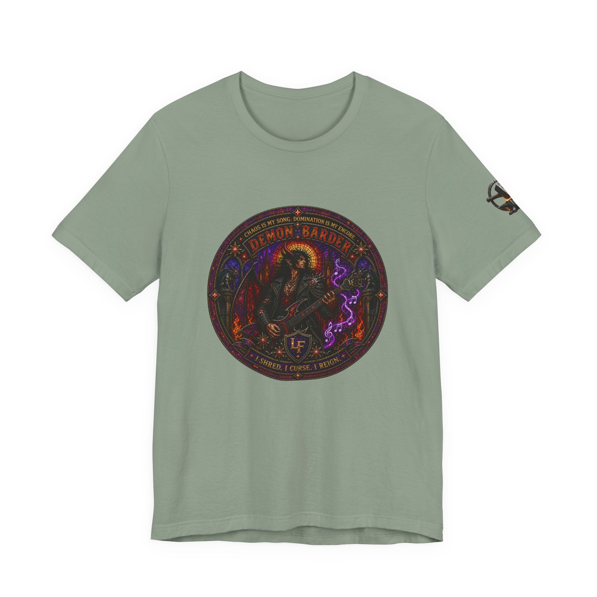 Demon Bard Stained Glass T-Shirt