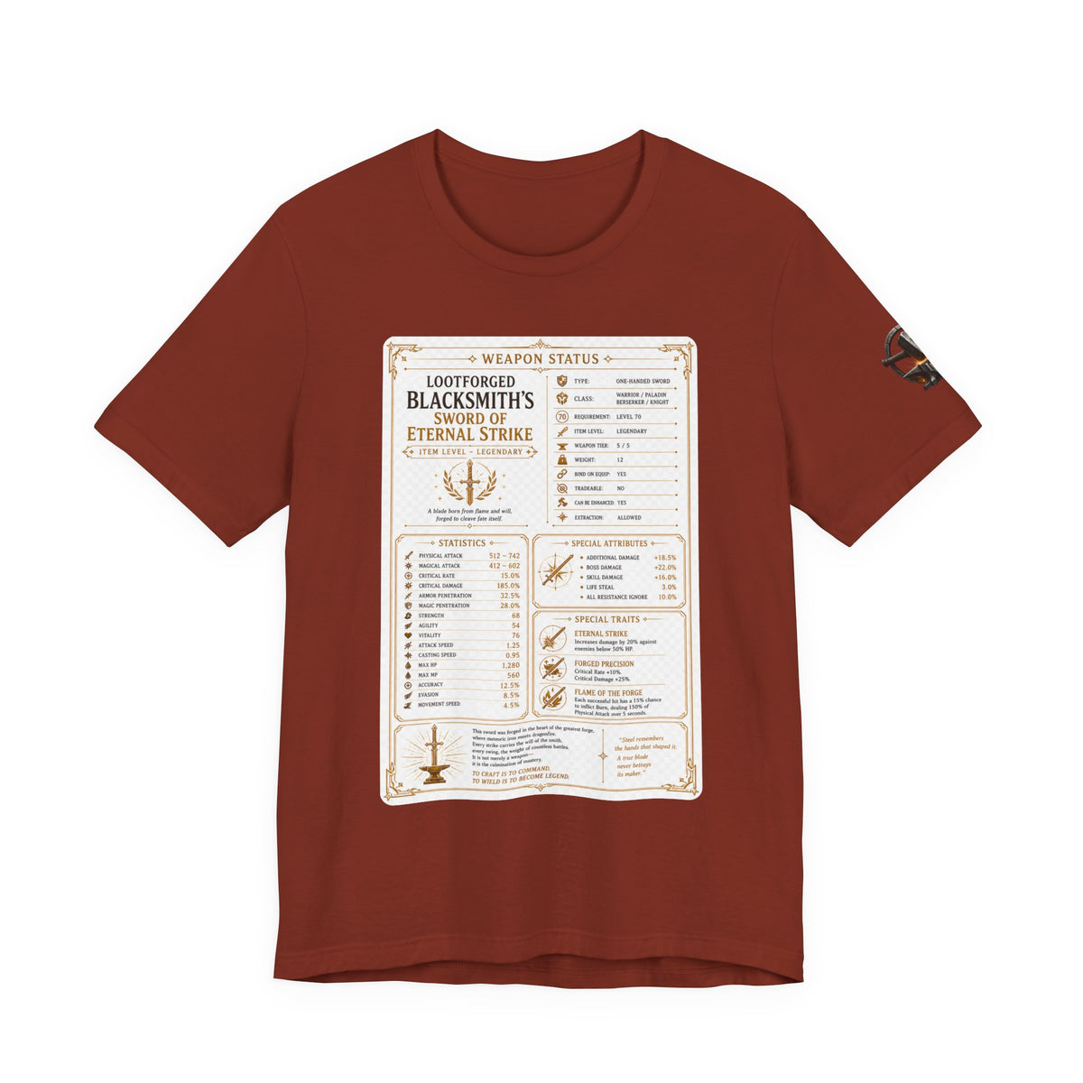 Sword of Eternal Strike T-Shirt