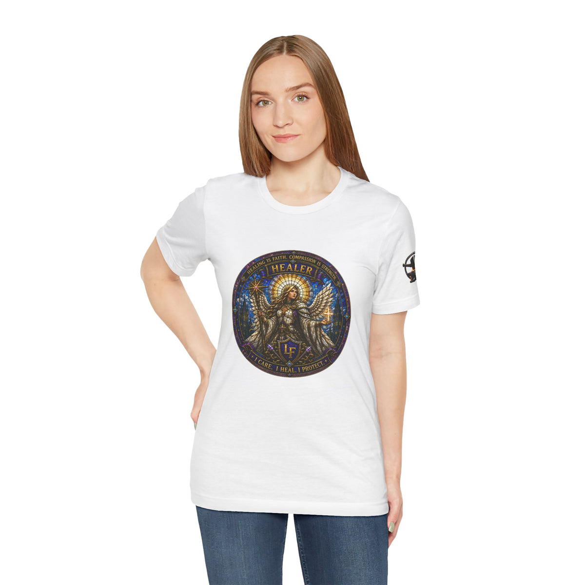 The Healer Stained Glass T-Shirt