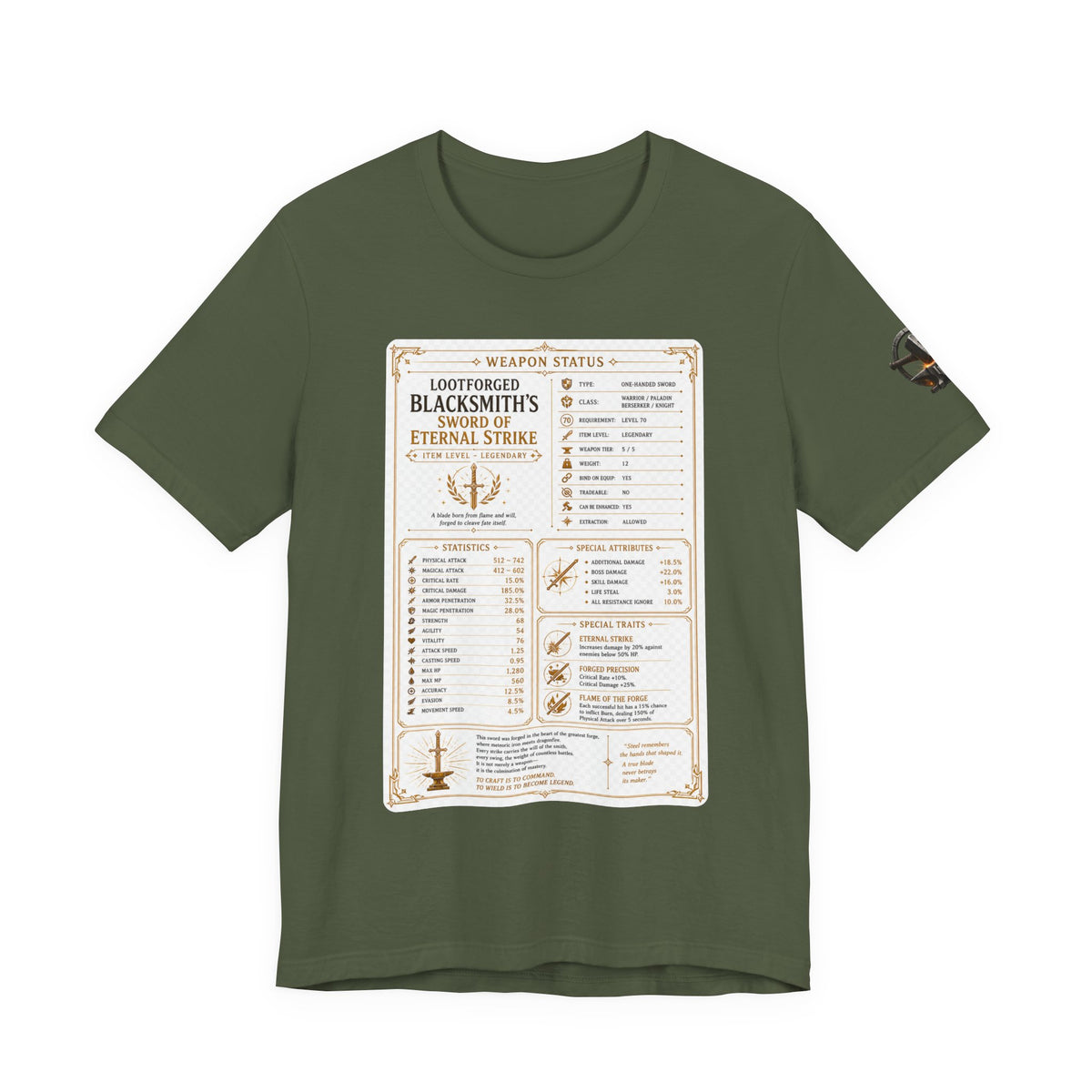Sword of Eternal Strike T-Shirt