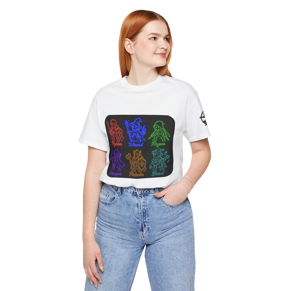 Classic Neon Character Party T-Shirt