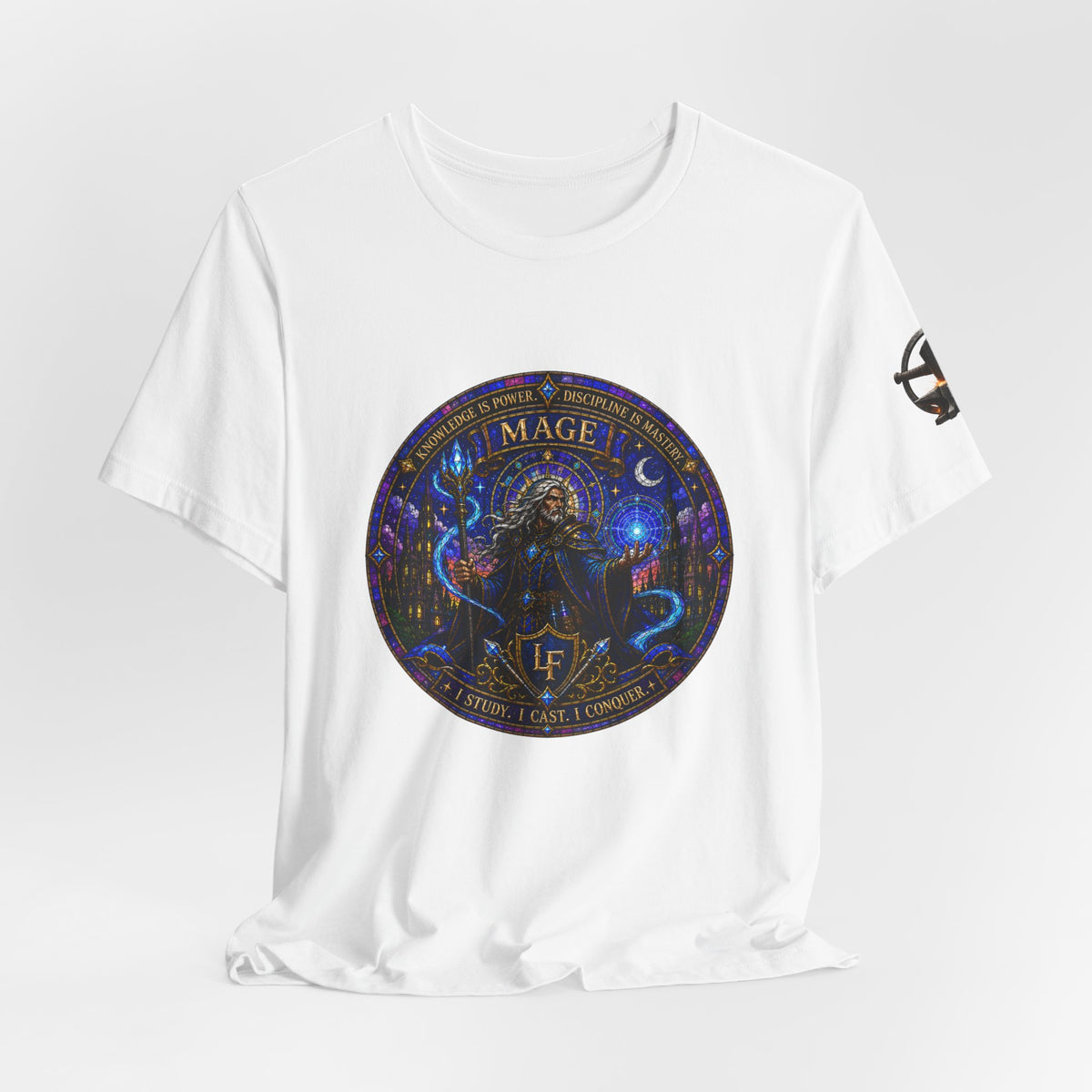 Arcane Mage Stained Glass T-Shirt