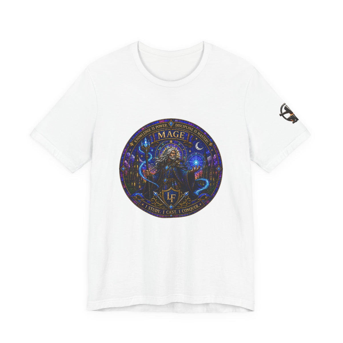 Arcane Mage Stained Glass T-Shirt