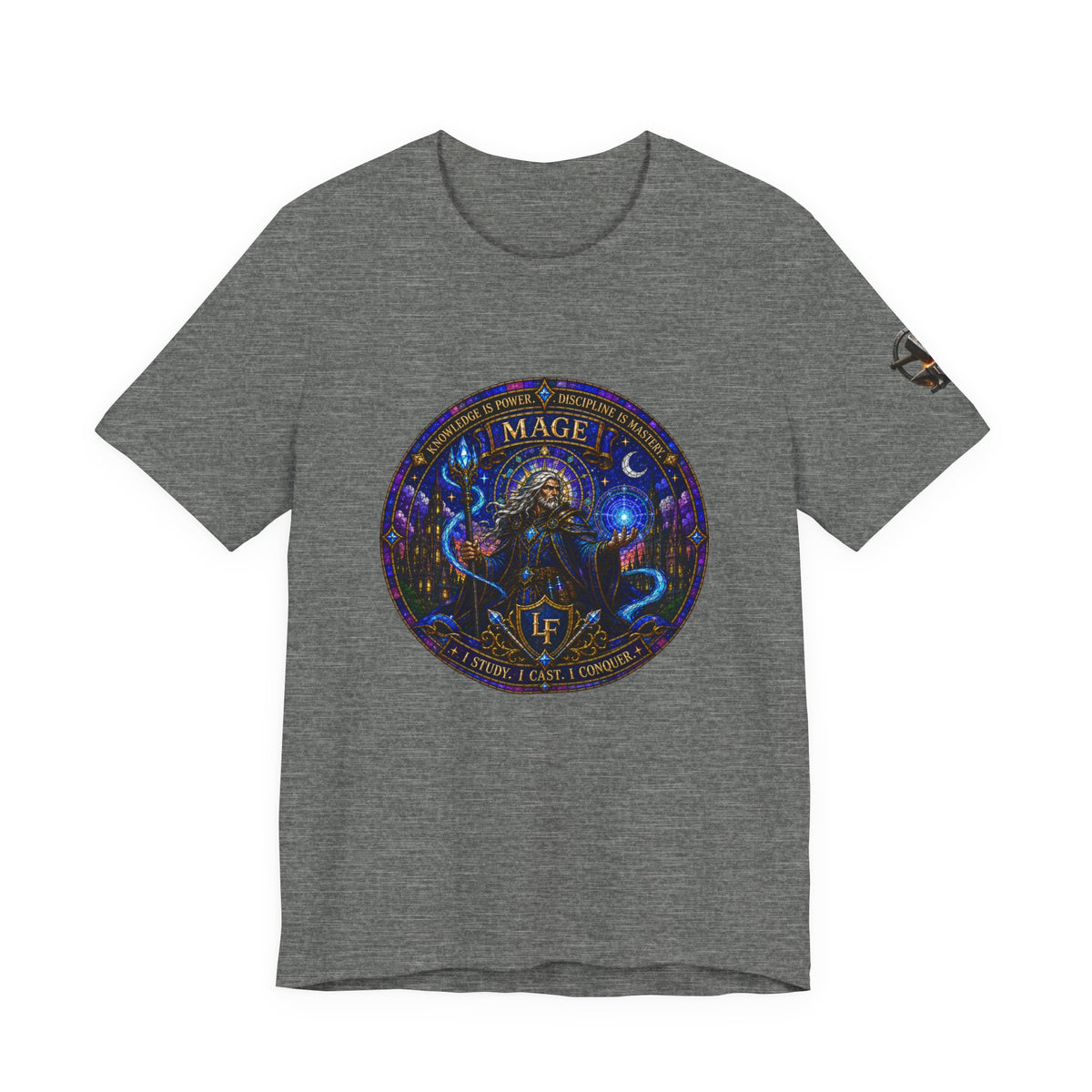 Arcane Mage Stained Glass T-Shirt