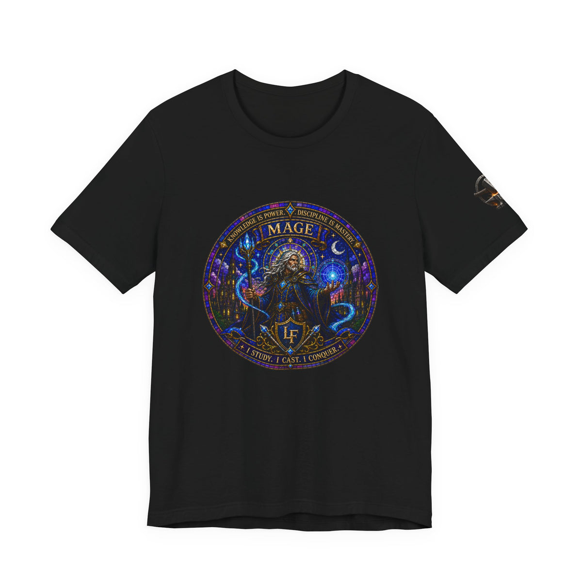 Arcane Mage Stained Glass T-Shirt