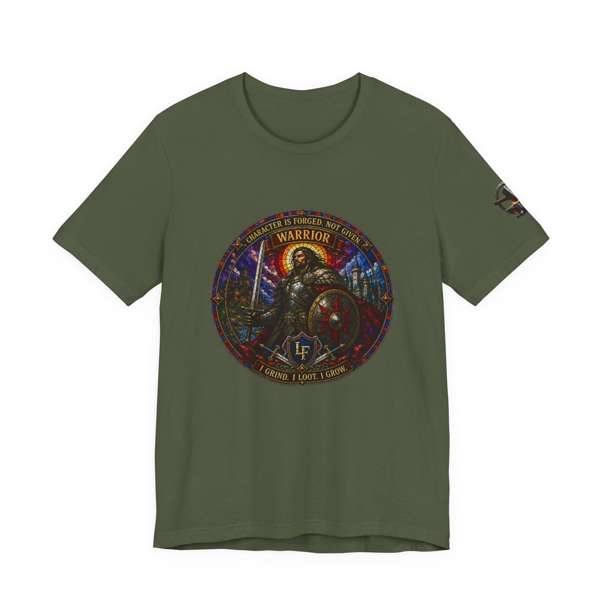 The Sword Hero Stained Glass T-Shirt