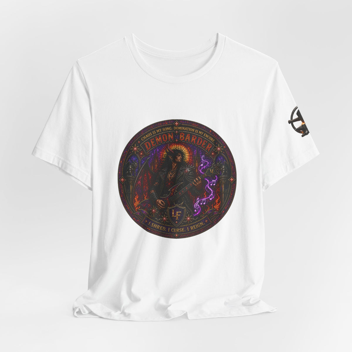 Demon Bard Stained Glass T-Shirt