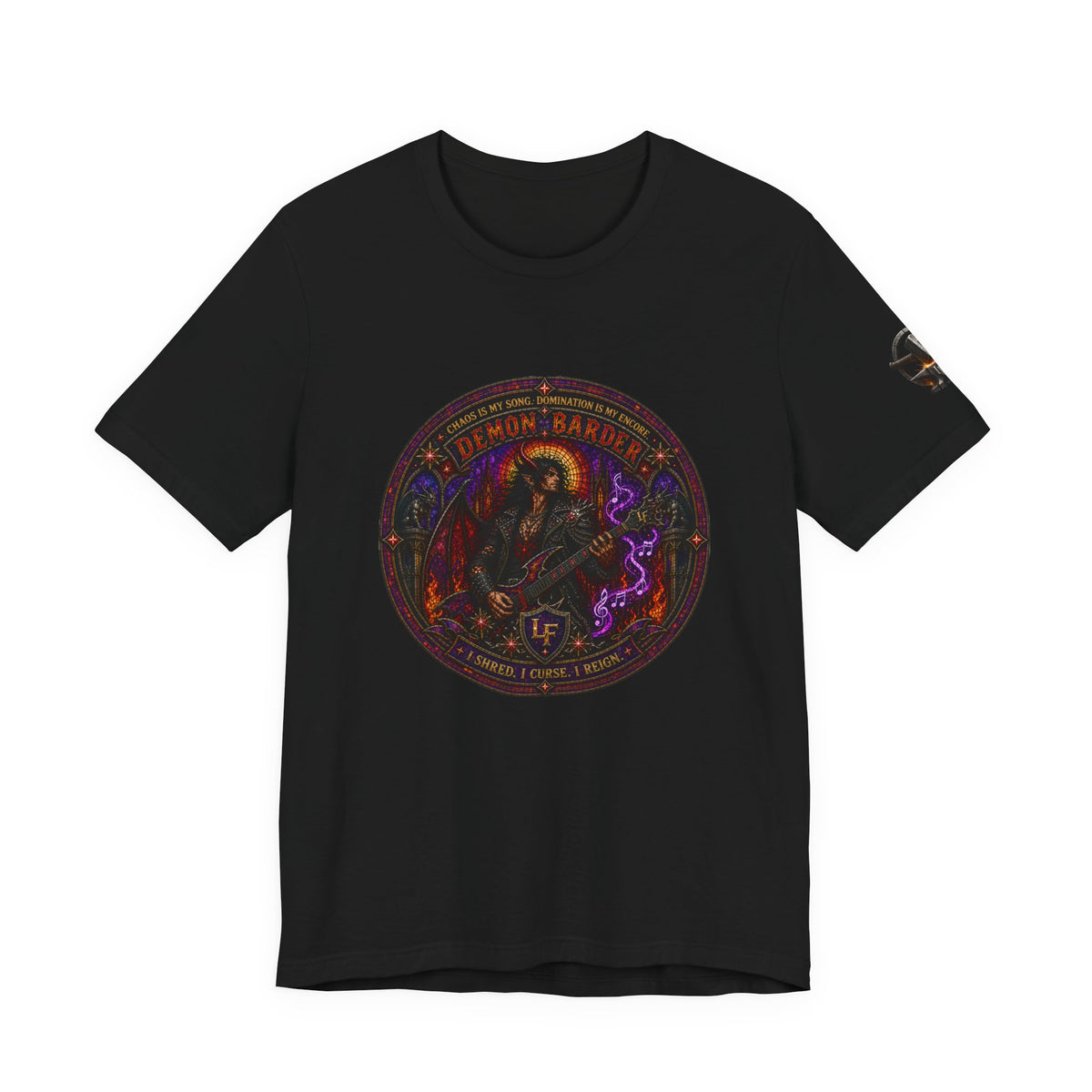 Demon Bard Stained Glass T-Shirt