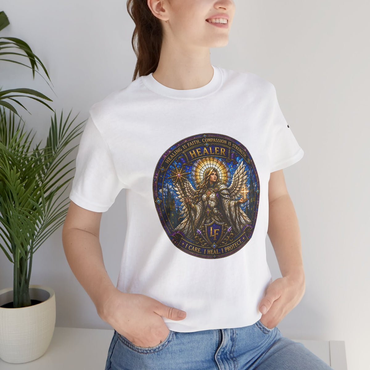 The Healer Stained Glass T-Shirt