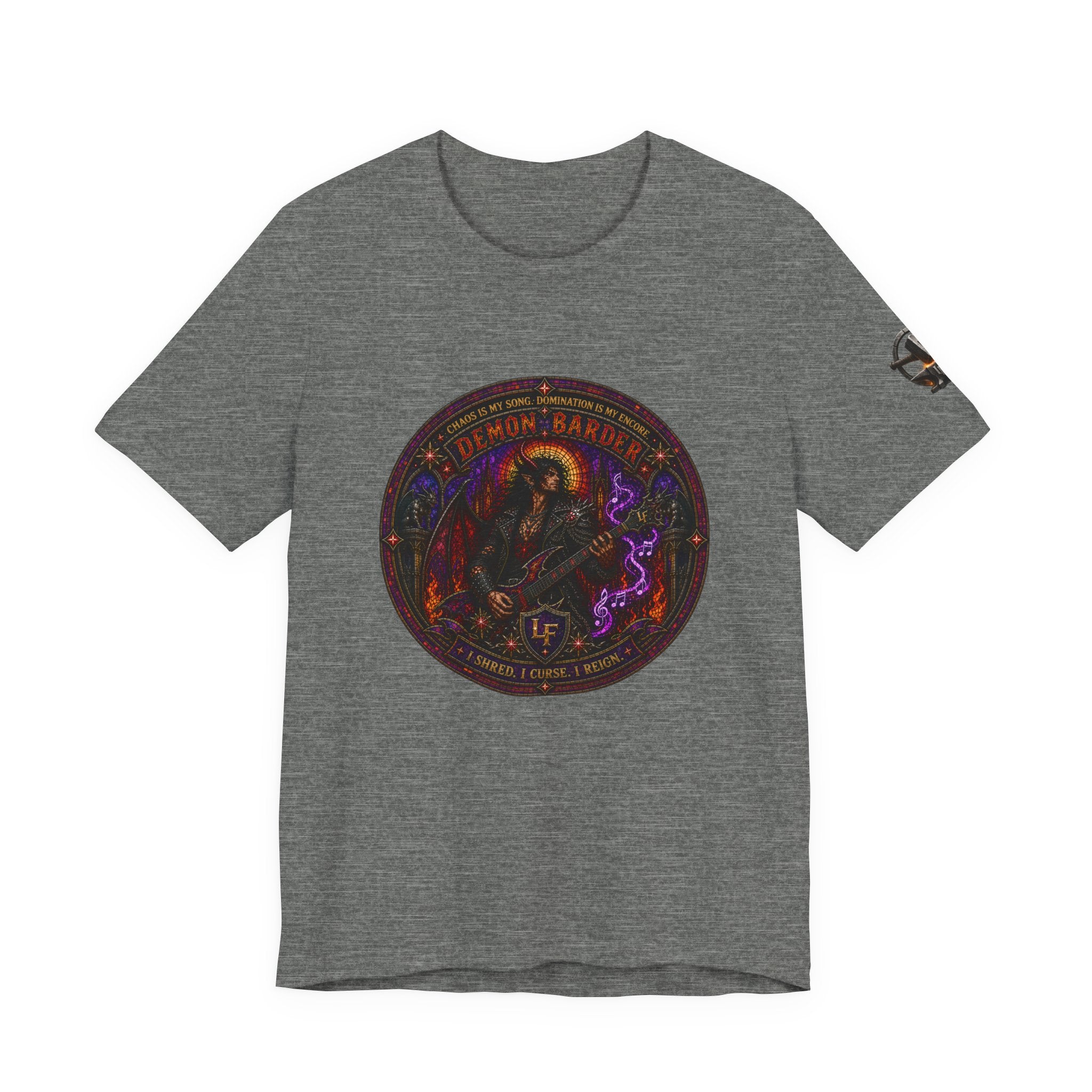Demon Bard Stained Glass T-Shirt