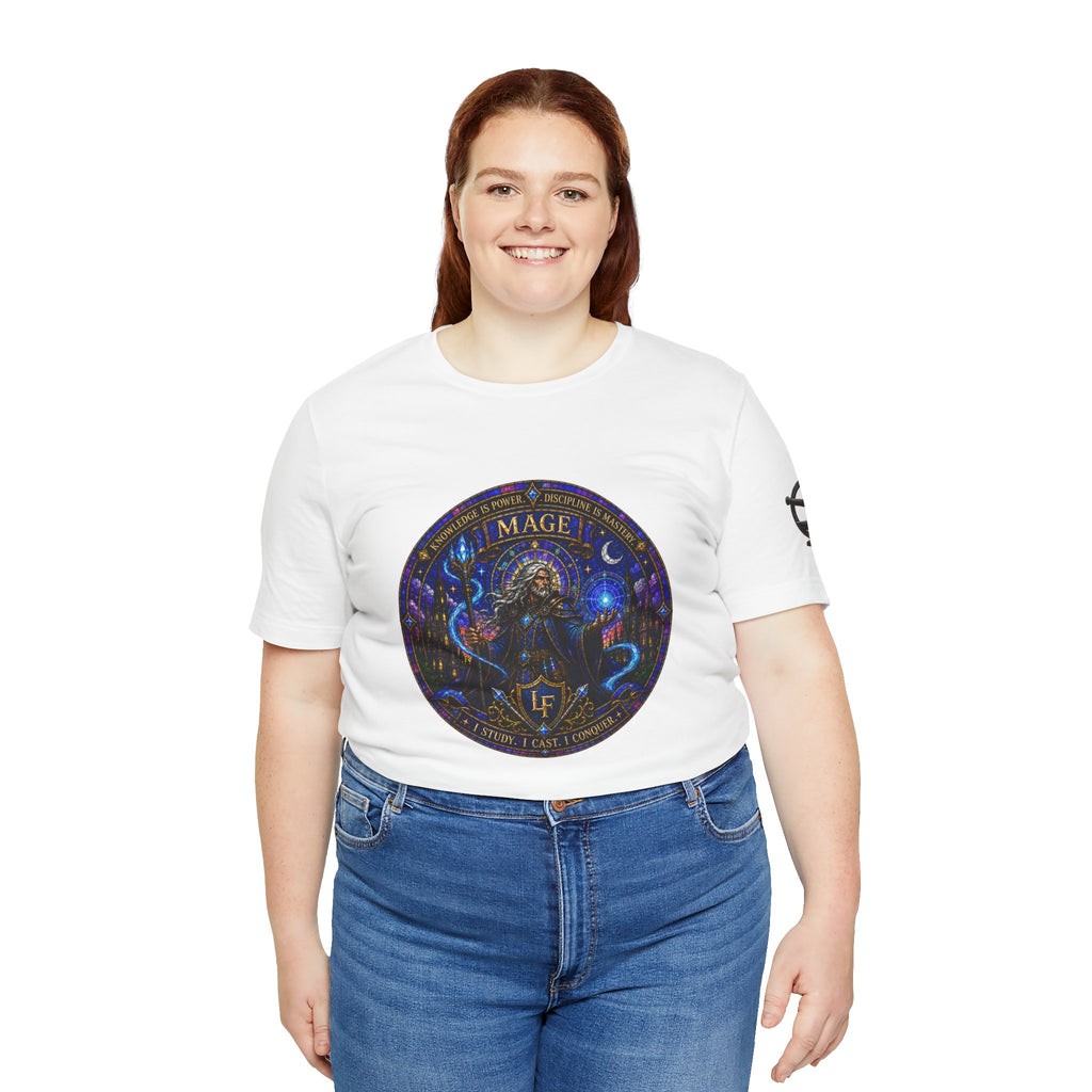 Arcane Mage Stained Glass T-Shirt