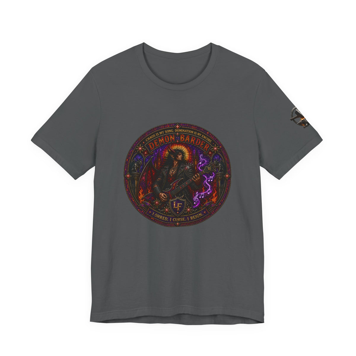 Demon Bard Stained Glass T-Shirt