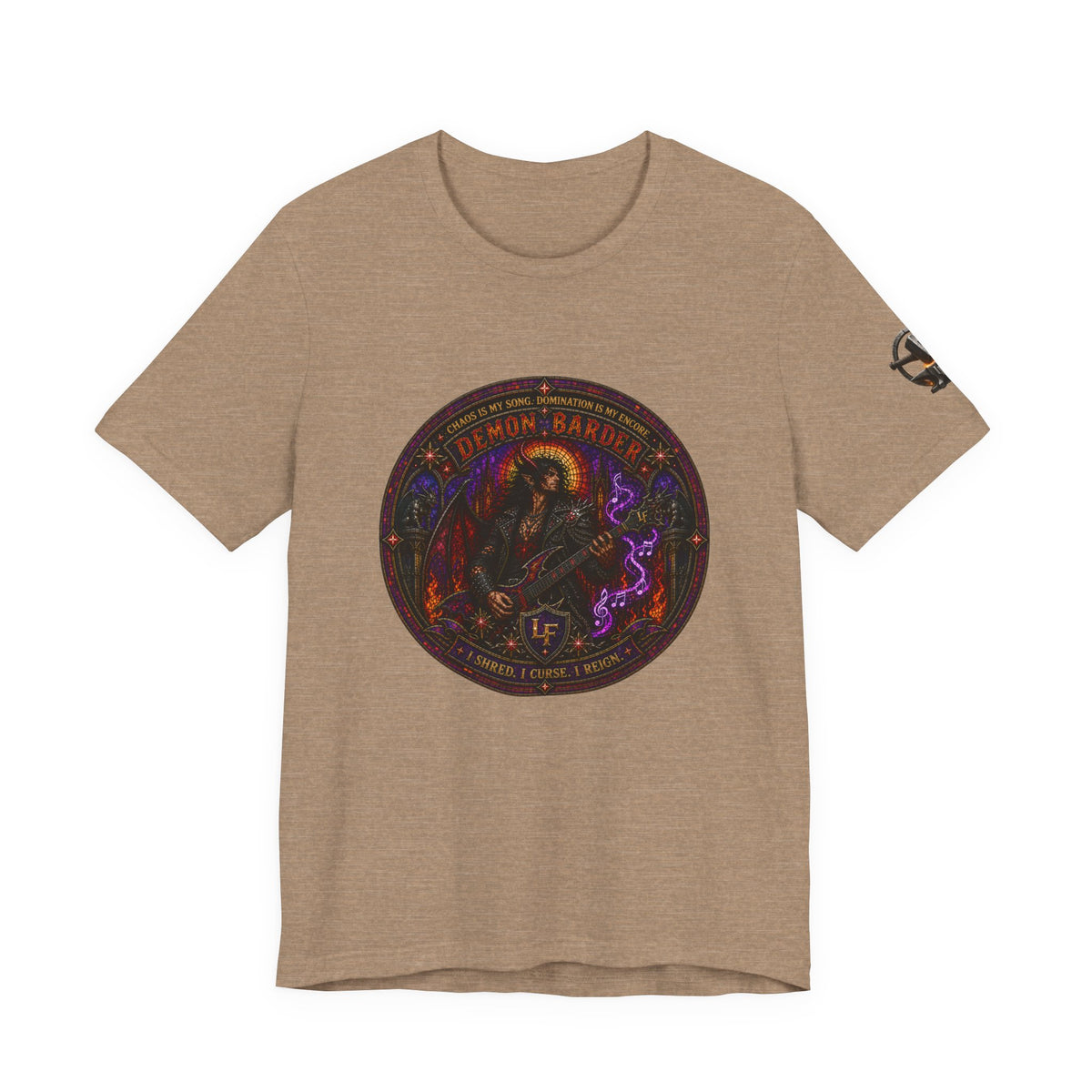 Demon Bard Stained Glass T-Shirt