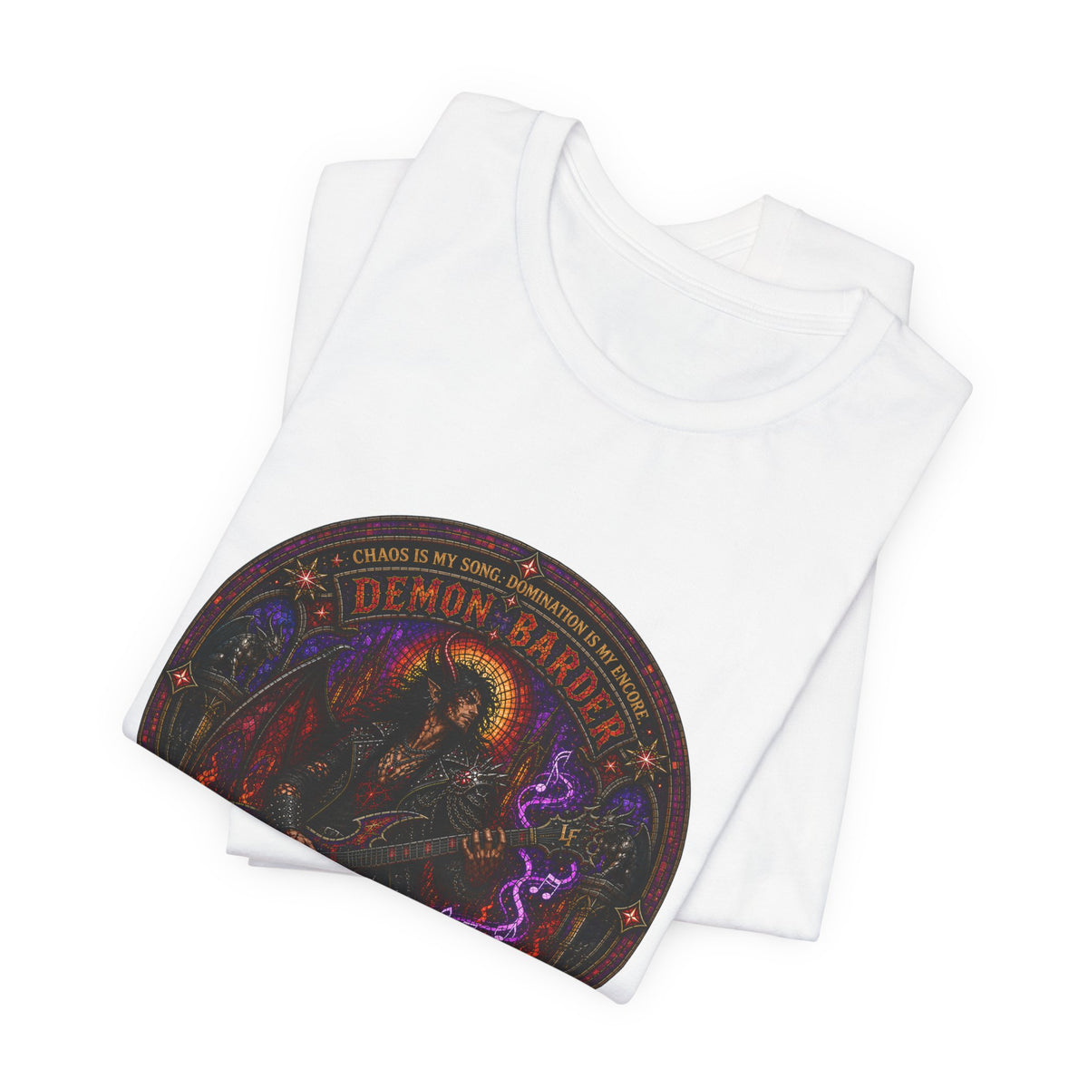 Demon Bard Stained Glass T-Shirt