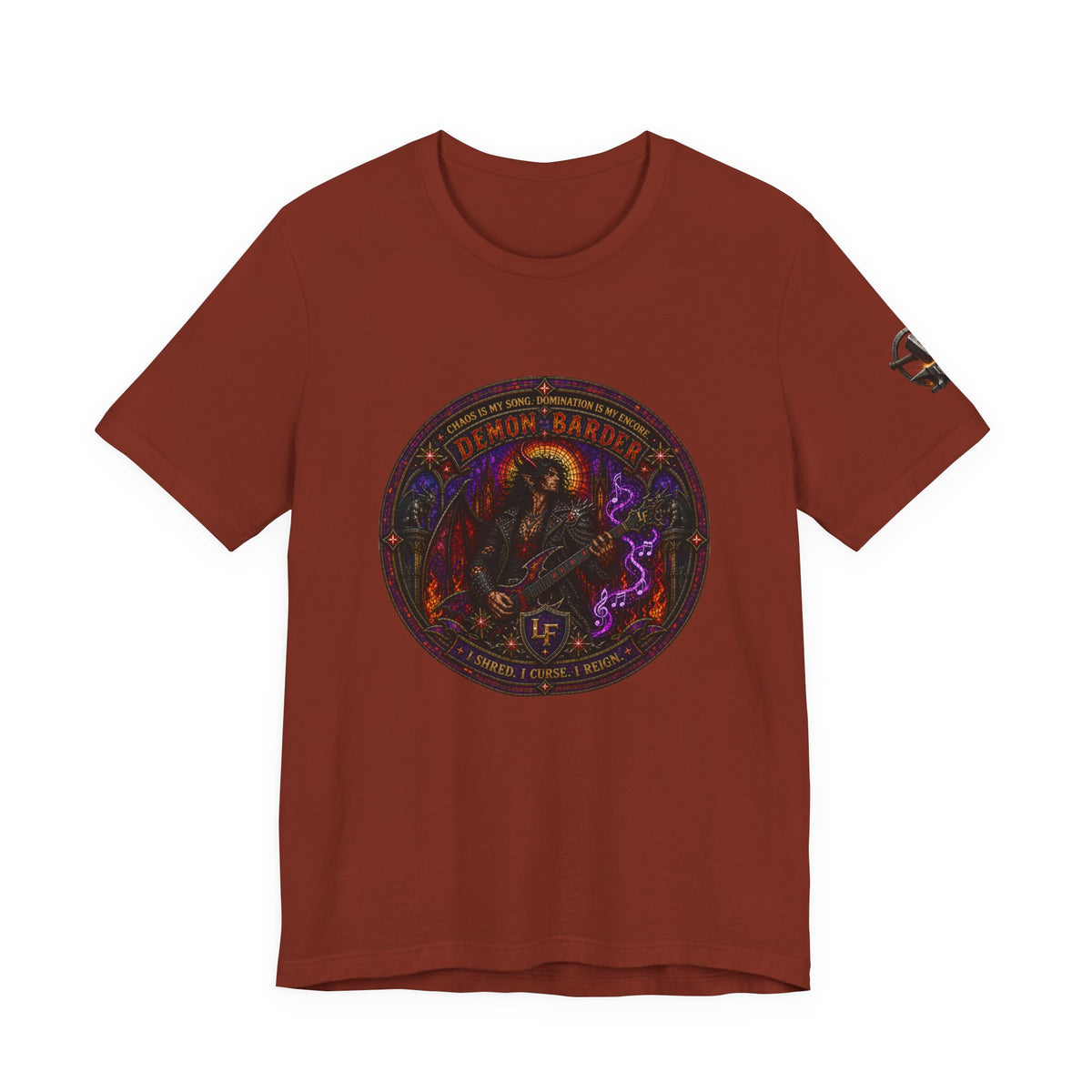 Demon Bard Stained Glass T-Shirt