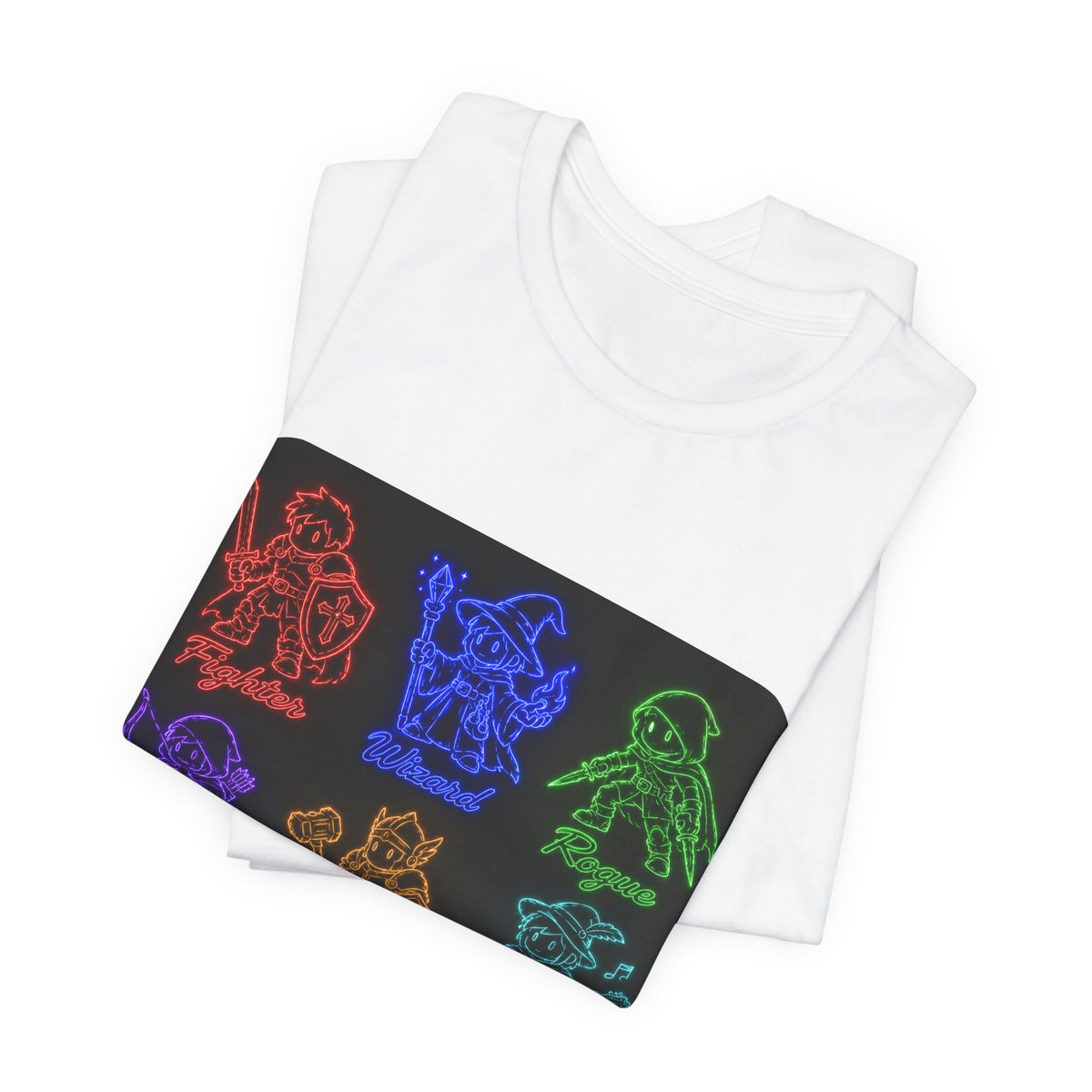 Classic Neon Character Party T-Shirt