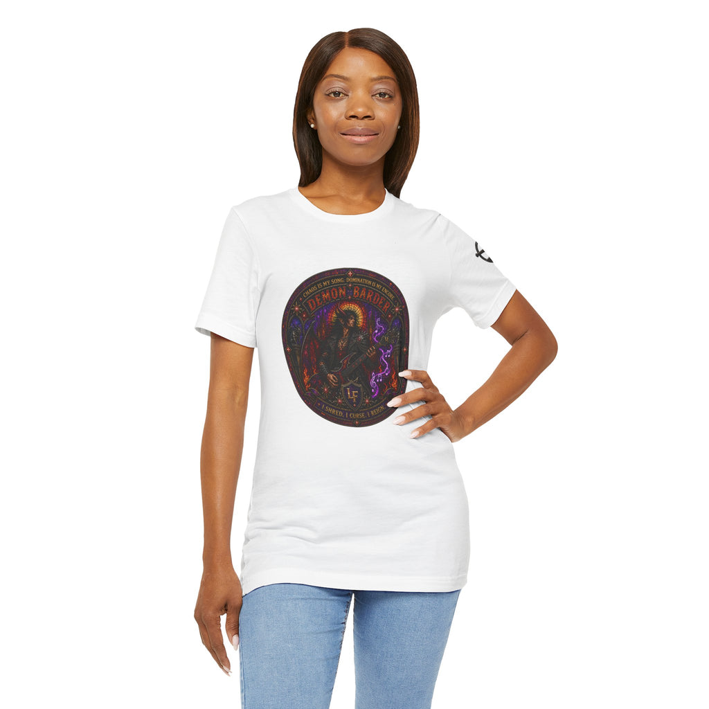 Demon Bard Stained Glass T-Shirt