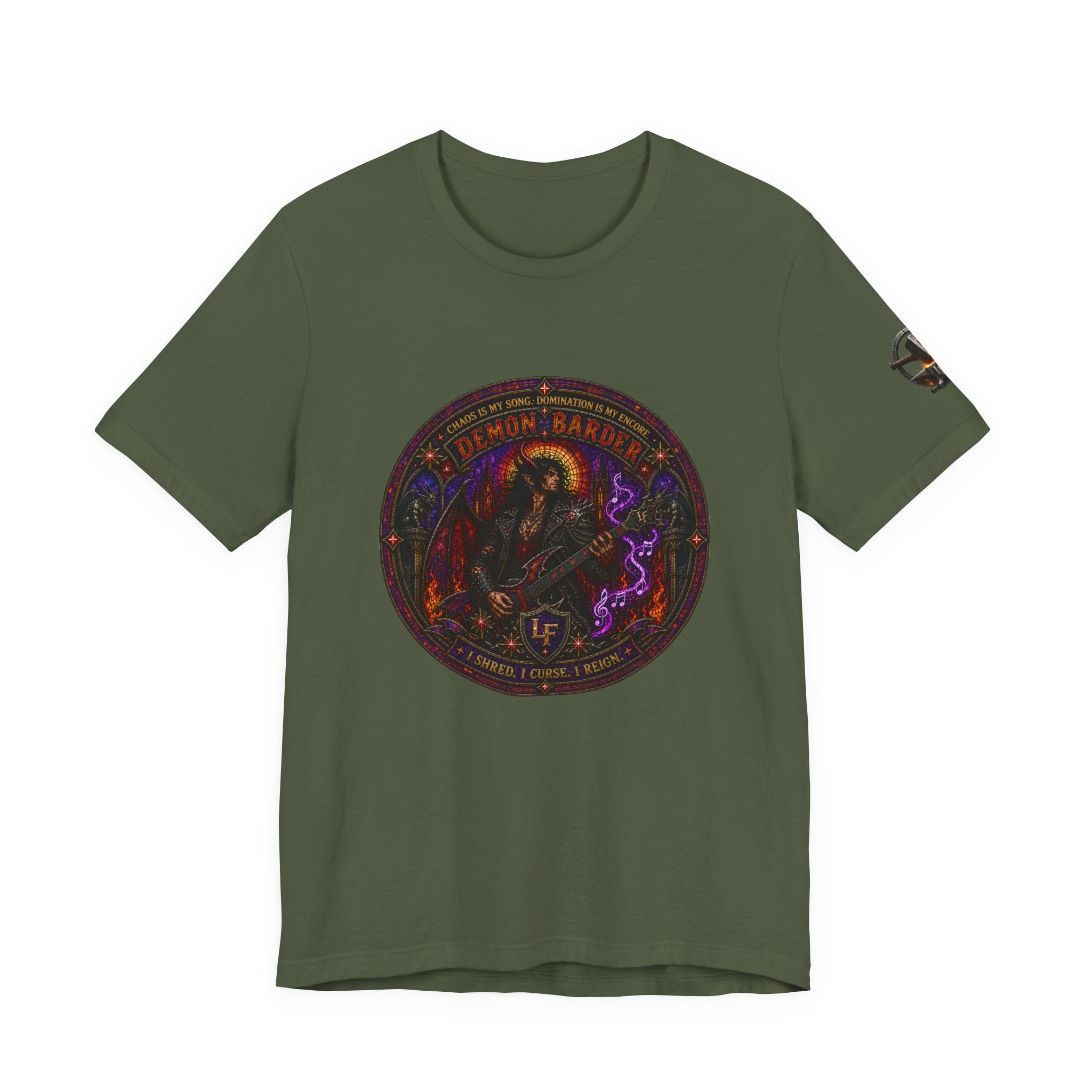 Demon Bard Stained Glass T-Shirt