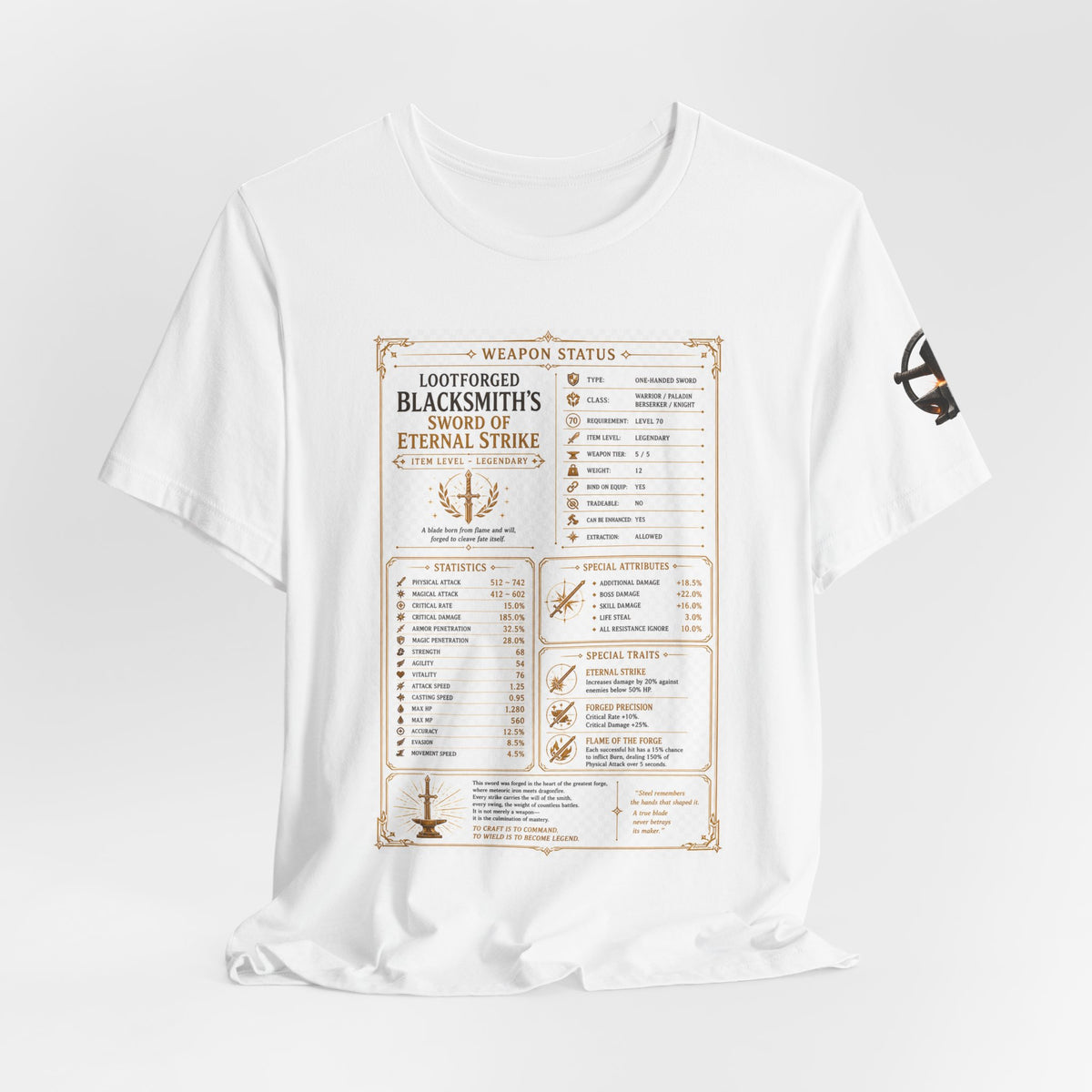 Sword of Eternal Strike T-Shirt