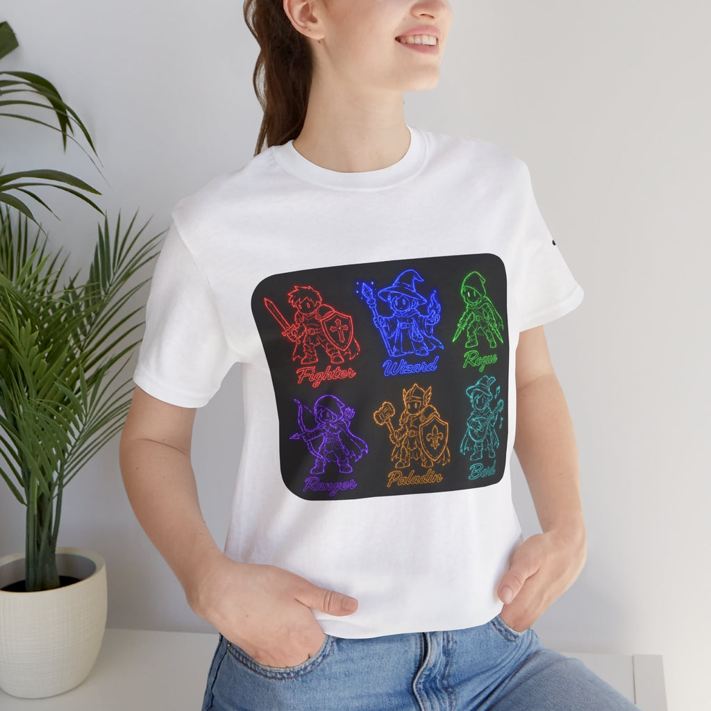 Classic Neon Character Party T-Shirt