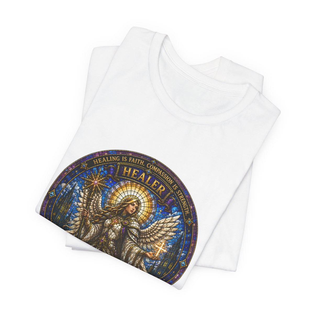 The Healer Stained Glass T-Shirt
