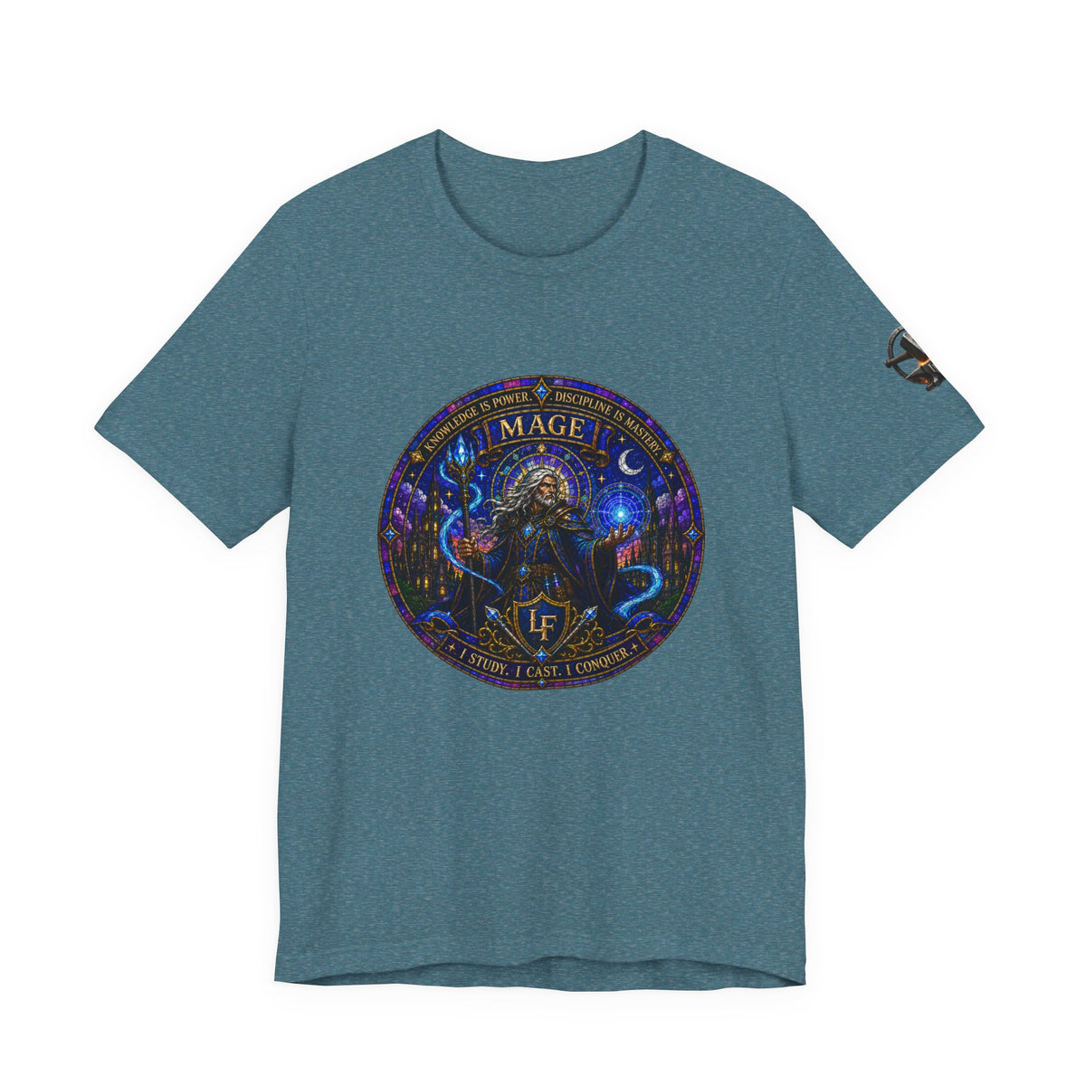 Arcane Mage Stained Glass T-Shirt