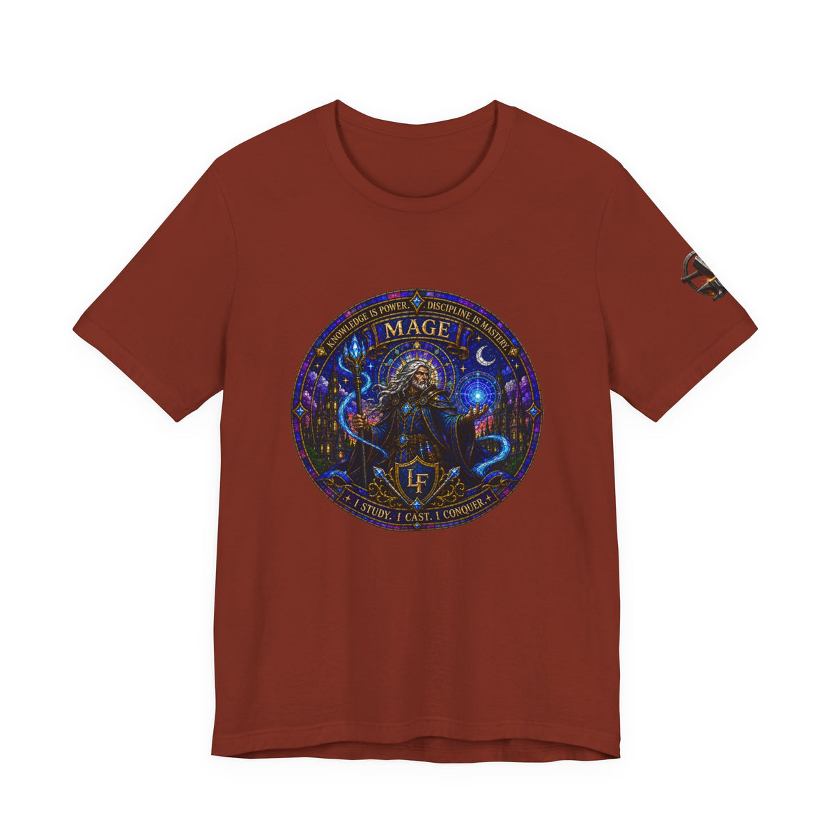 Arcane Mage Stained Glass T-Shirt