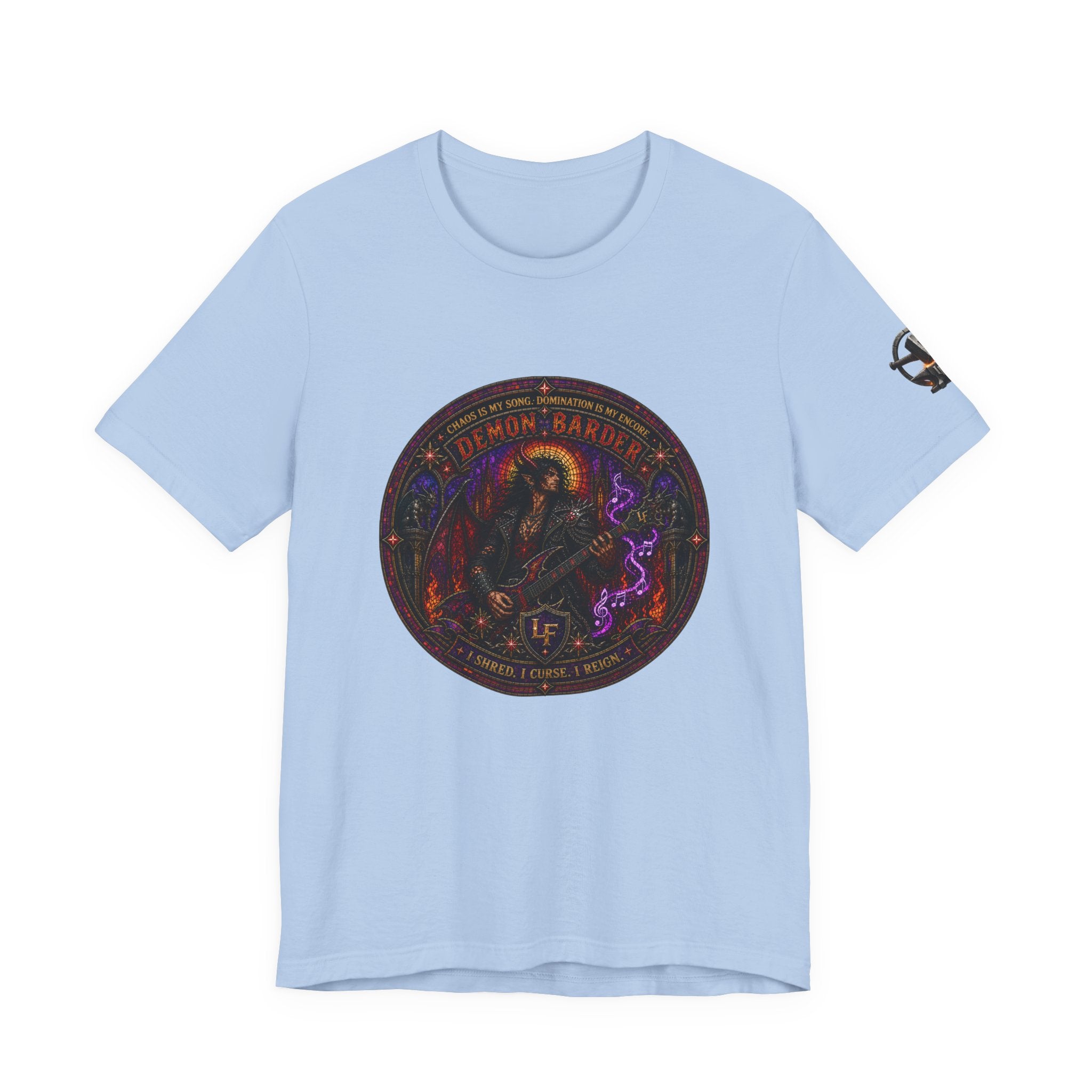 Demon Bard Stained Glass T-Shirt