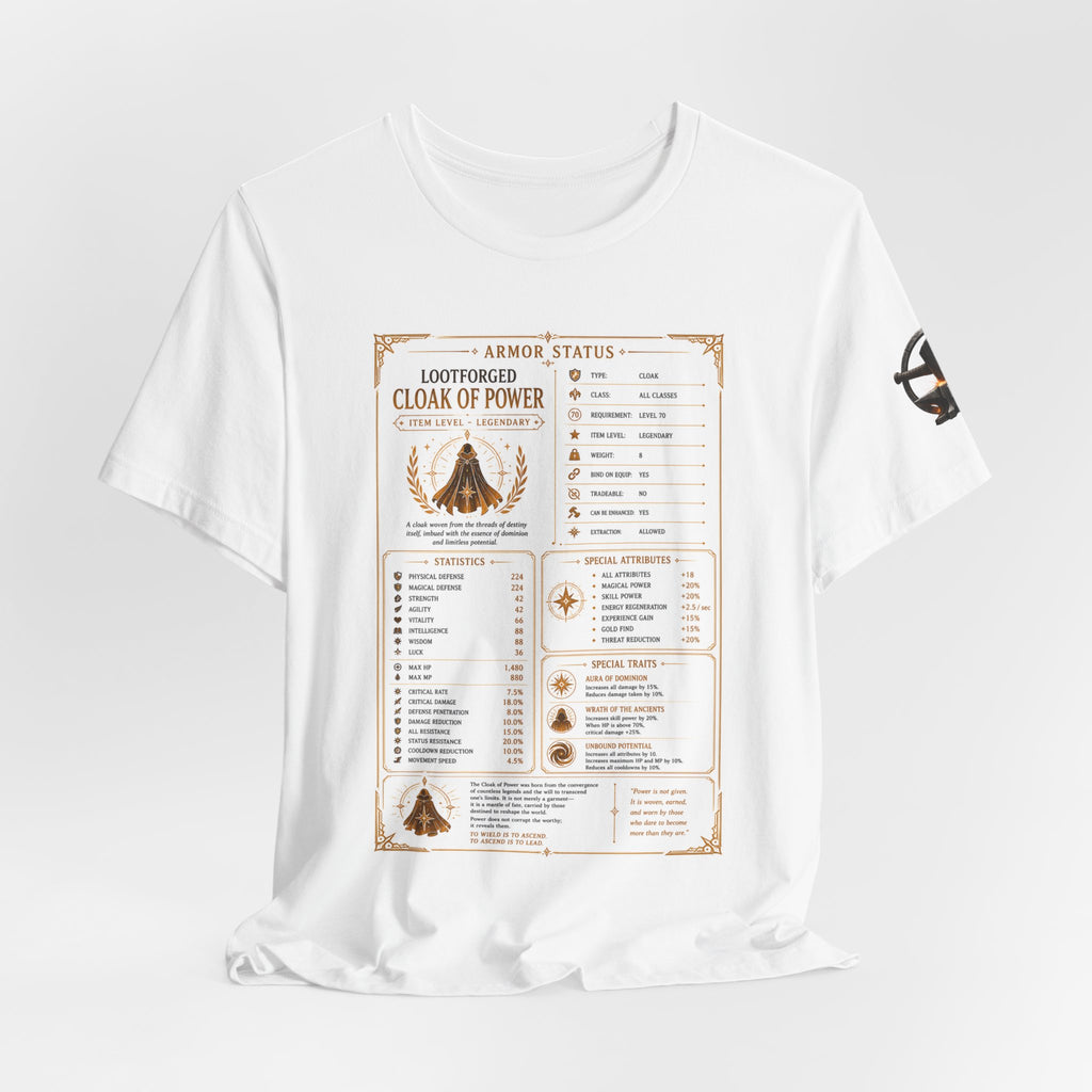 Cloak of Power Item Sheet