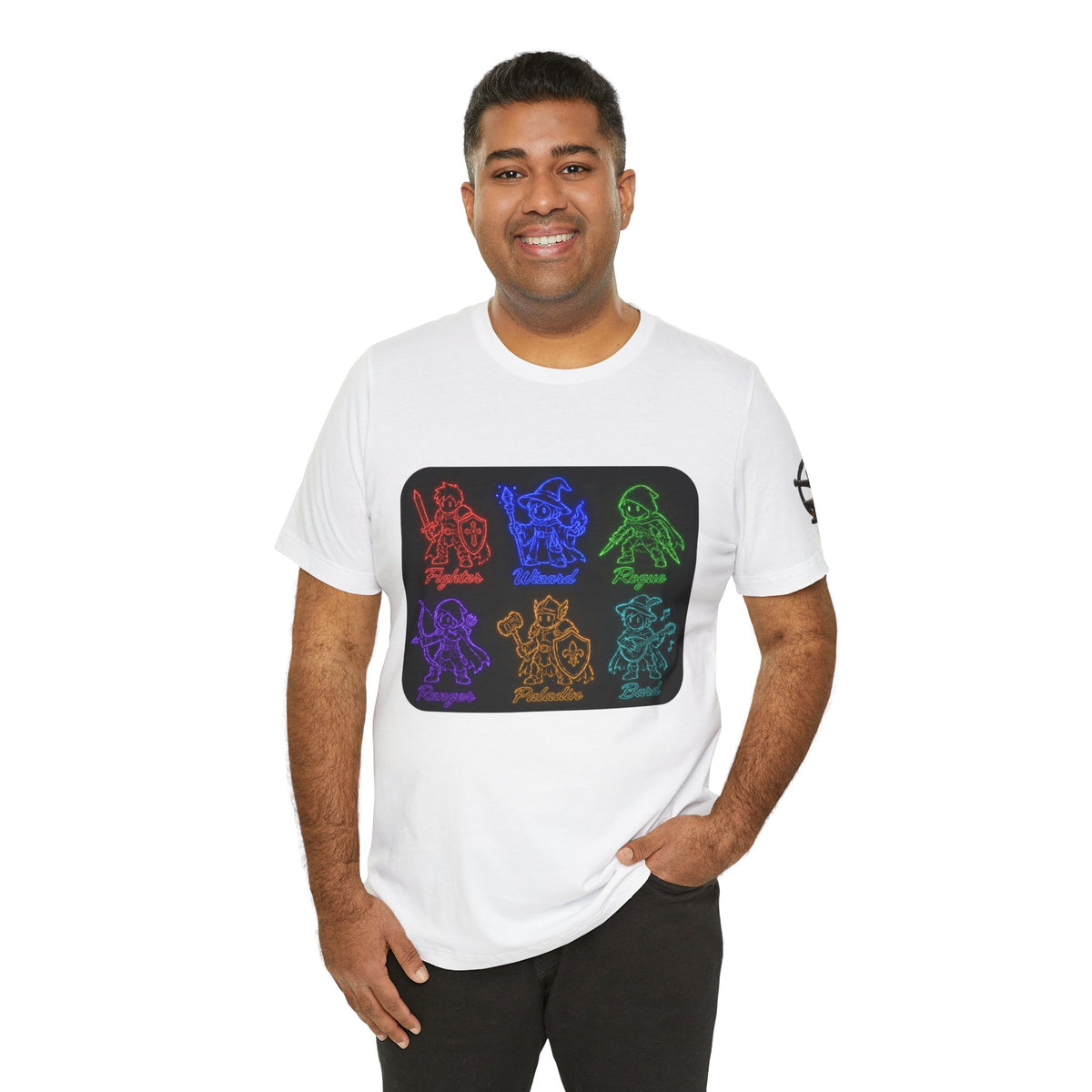 Classic Neon Character Party T-Shirt