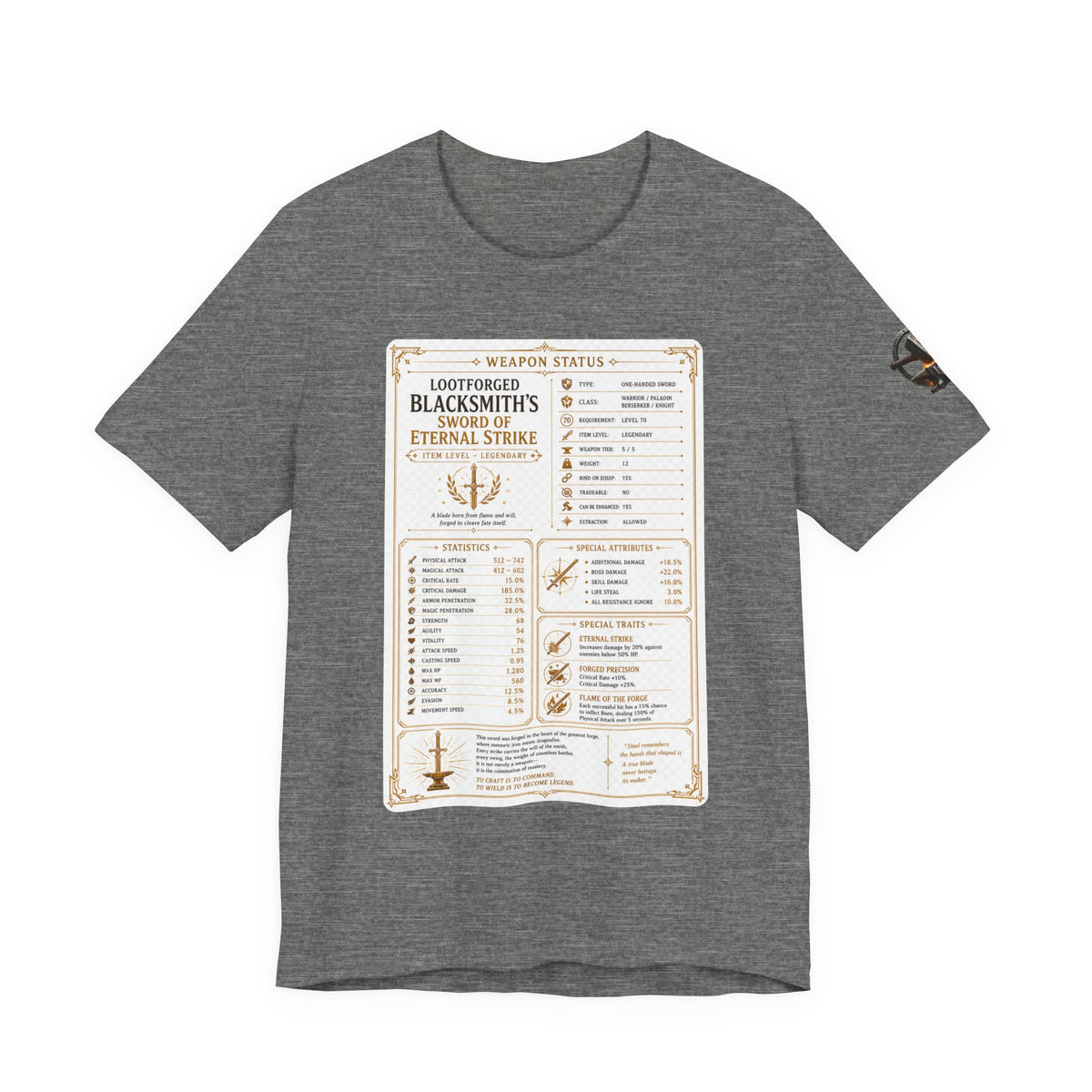 Sword of Eternal Strike T-Shirt
