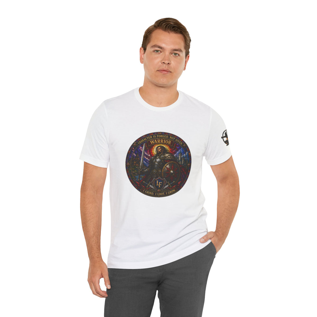 The Sword Hero Stained Glass T-Shirt