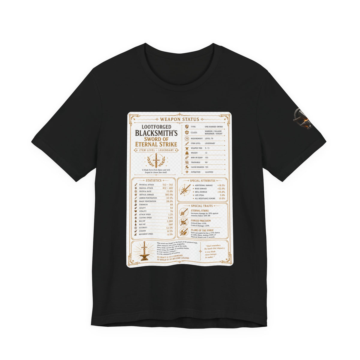 Sword of Eternal Strike T-Shirt