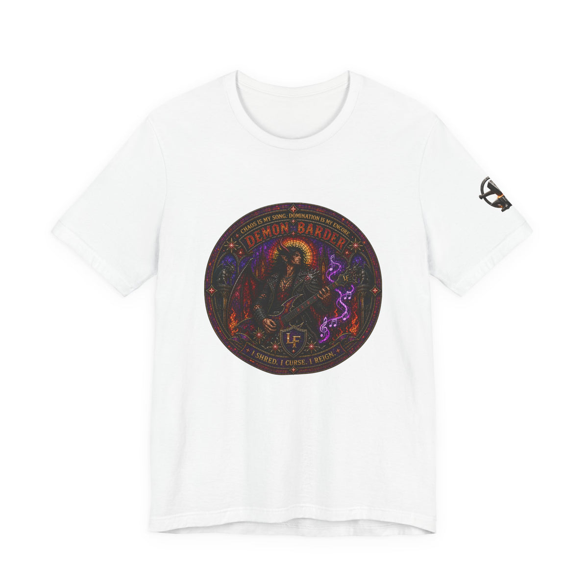 Demon Bard Stained Glass T-Shirt