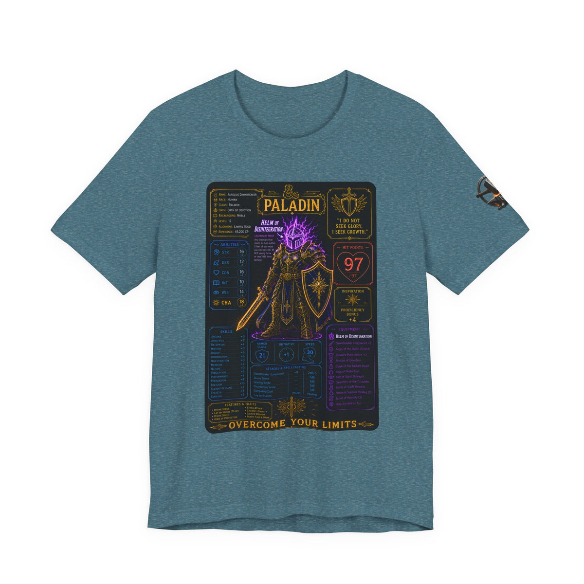 Level 12 Paladin Build T-Shirt