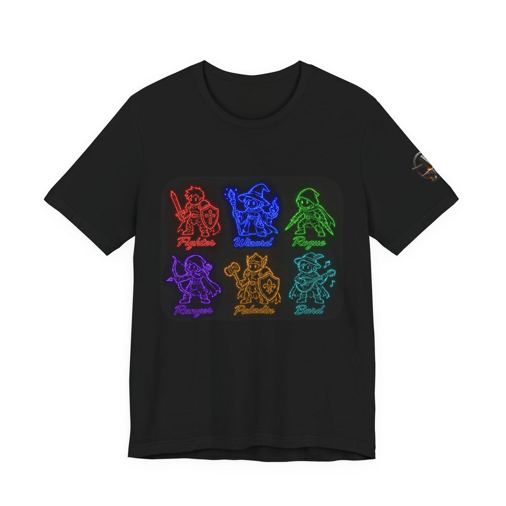 Classic Neon Character Party T-Shirt