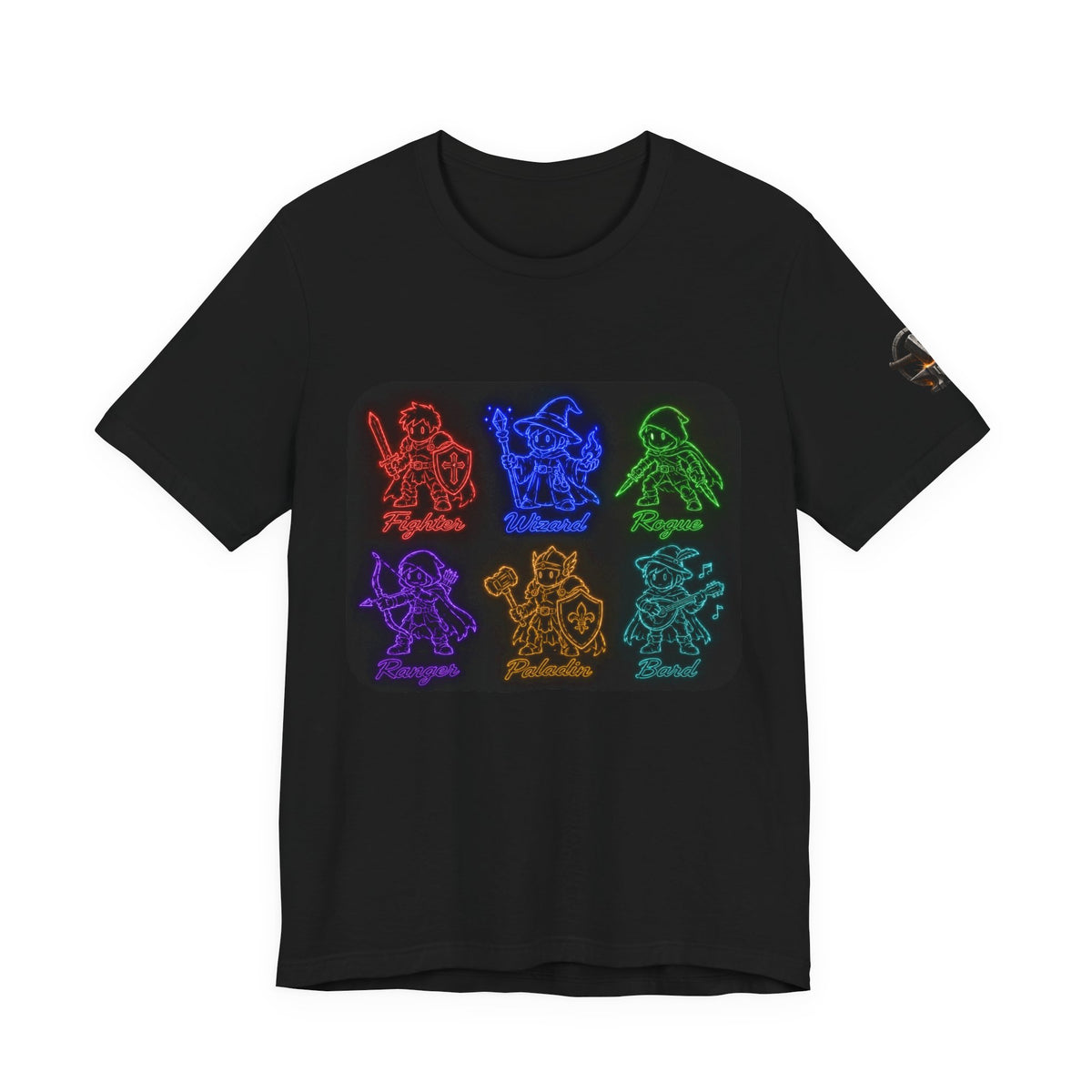 Classic Neon Character Party T-Shirt