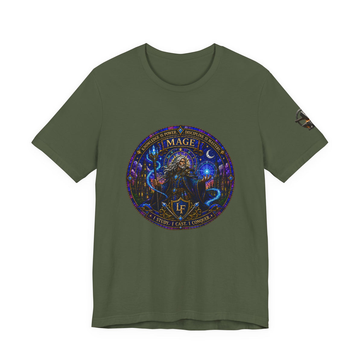 Arcane Mage Stained Glass T-Shirt