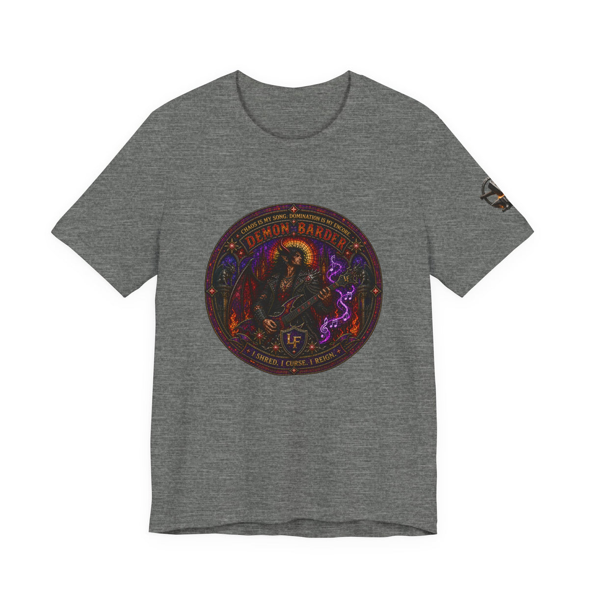 Demon Bard Stained Glass T-Shirt